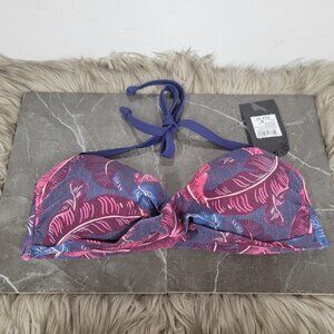RIPZONE  Womens Twist Front Bikini Top Size Large NWT